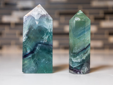 Feather Fluorite Towers – Rare Crystal for Clarity, Intuition & Energy Alignment - SYN - ergy
