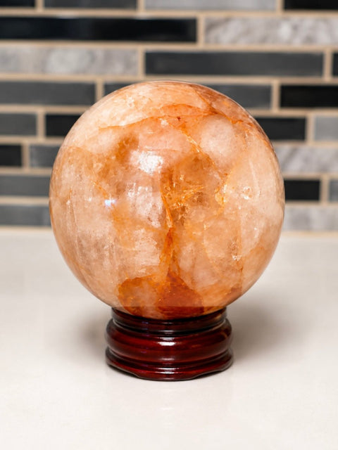 Fire Quartz Spheres - SYN-ergy