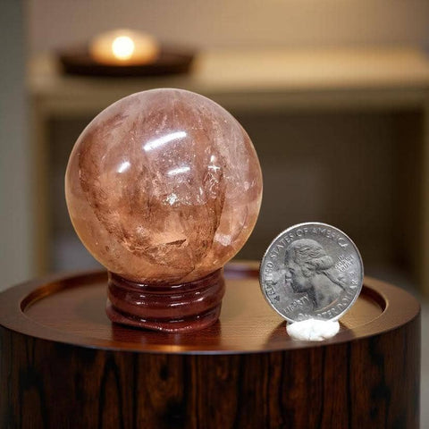 Fire Quartz Spheres - SYN-ergy