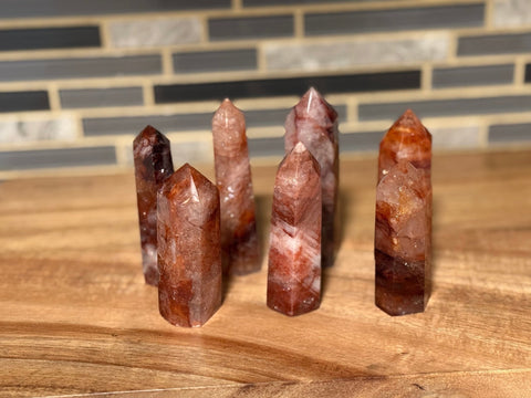 Fire Quartz Tower – Focus, Confidence & Root Chakra Healing - SYN - ergy