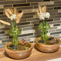 Forest Fae Altar Bowl|Crystal & Resin Sacred Space Decor | Eco Gift | Handmade Incense & Flower Holder - SYN - ergy