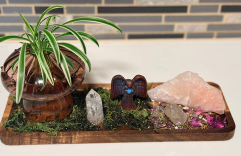 Forest Fae Altars|Intuitively Designed Crystal & Botanical Altars - SYN - ergy