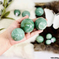 Green Aventurine Polished Crystal Sphere (50–100g) | Luck, Abundance & Heart Healing - SYN - ergy