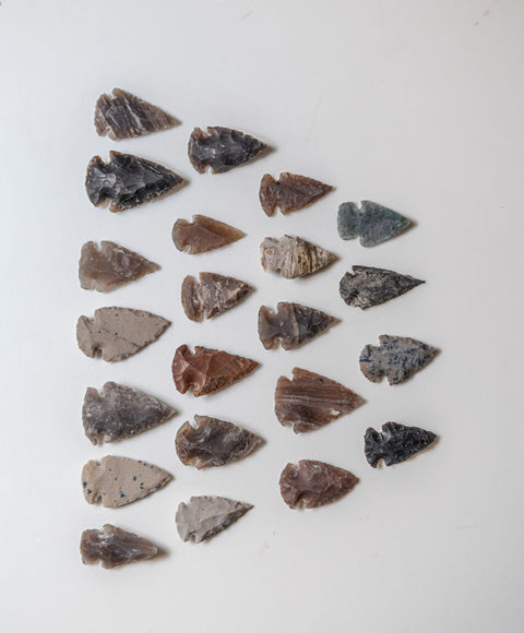 Handcrafted Stone Arrowheads – Natural Tools for Ritual, Decor & Healing - SYN - ergy