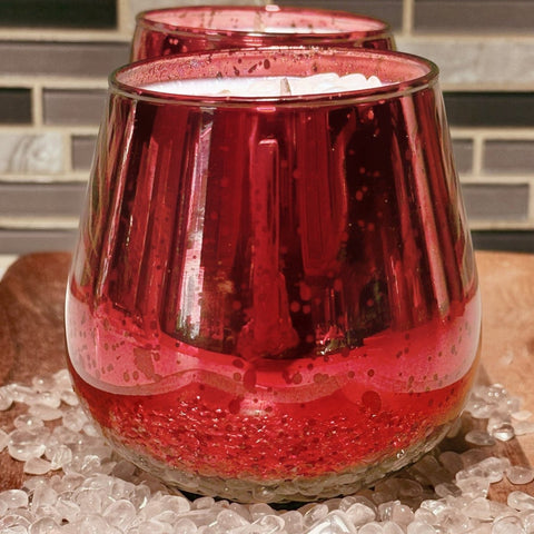 Heart Chakra Glow Coconut Soy Candle| Cinnamon, Vanilla & Love Essential Oil Blend - SYN - ergy