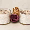 Heart Song Candle |Rose Infused Soy Candle - SYN-ergy