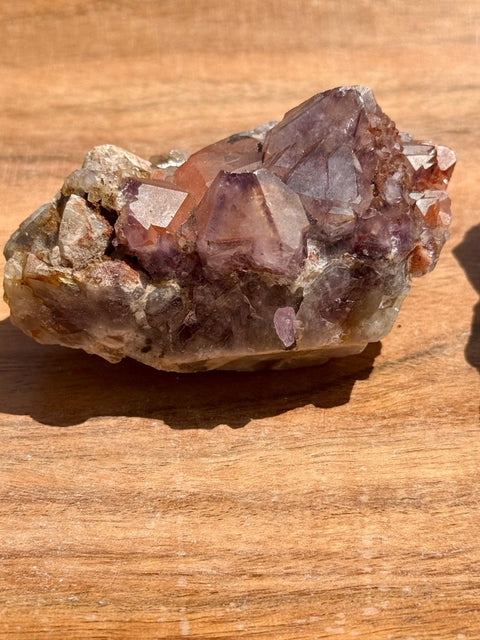 Hematite Alien Amethyst Cluster • Spirit Quartz for Grounding and Intuition • Rare Cactus Amethyst Crystal • Aura Protection & Energy Cleari - SYN - ergy