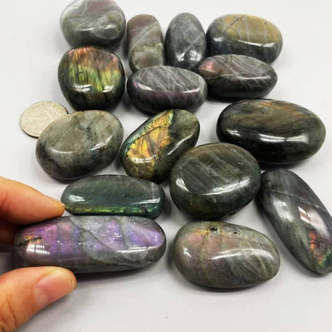 Labradorite Palm Stones - SYN-ergy