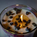Manifest Glow Hand Poured Artisan Candle| Crystal lnfused| Aromatherapy - SYN - ergy