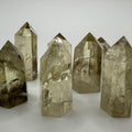 Natural Citrine Tower|Raw Citrine Point for Abundance & Success|Healing Crystal for Solar Plexus Chakra|Crystal Decor Gift - SYN - ergy