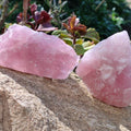 Natural Pink Rose Quartz Cobbed Specimens – Heart Healing & Loving Energy - SYN - ergy