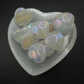 Opal Aura Quartz Flat Heart - SYN-ergy