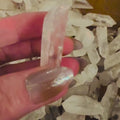 Clear Quartz Crystal Point | Energy Amplifier | Crown Chakra Stone | Raw Polished Quartz Wand | Reiki & Meditation Tool