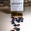 Rainbow Fluorite Moon| Pocket Size - SYN-ergy
