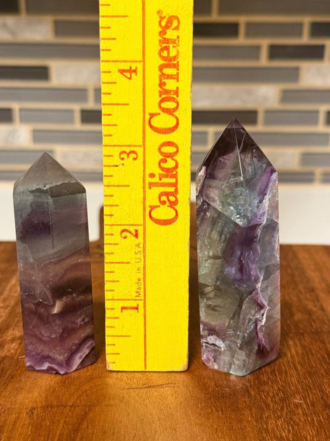 Rainbow Fluorite Tower| Focus, Clarity & Energy Alignment - SYN - ergy