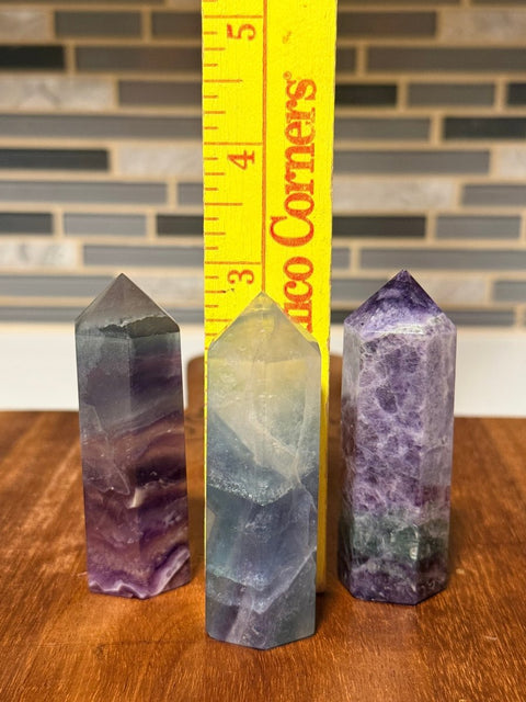 Rainbow Fluorite Tower| Focus, Clarity & Energy Alignment - SYN - ergy