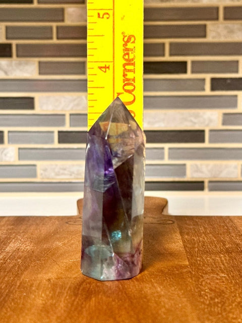 Rainbow Fluorite Tower| Focus, Clarity & Energy Alignment - SYN - ergy