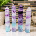 Rainbow Fluorite Towers (large) - SYN-ergy