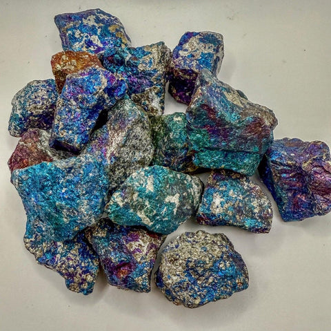 Raw Peacock Ore – Natural Crystal for Transformation, Joy & Energy Healing - SYN - ergy