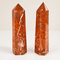 Red Jasper Crystal Obelisk (large) - SYN-ergy