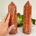 Red Jasper Crystal Obelisk – One of a Kind - SYN - ergy