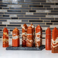 Red Jasper Tower for Grounding & Stability | Root Chakra Stone - SYN - ergy