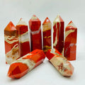 Red Jasper Tower for Grounding & Stability | Root Chakra Stone - SYN - ergy