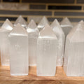 Selenite Obelisk Tower – Energy Cleanser & Healing Crystal - SYN - ergy