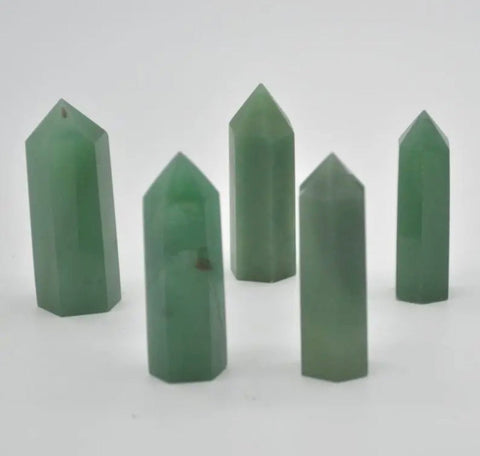 Small Green Aventurine Towers - SYN-ergy