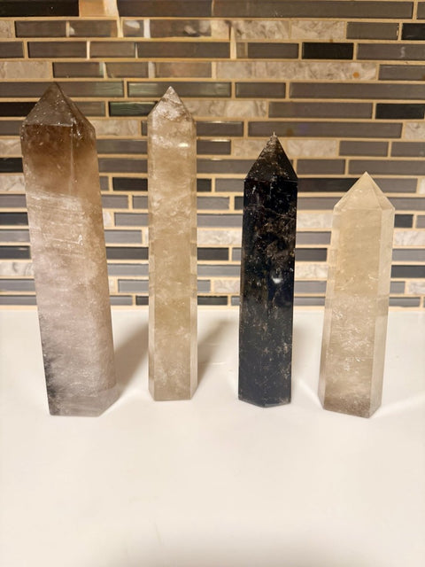 Smoky Citrine Towers (large) - SYN-ergy