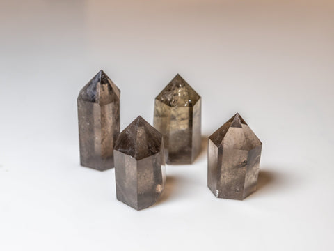 Smoky Quartz Tower – Natural Crystal for Grounding, Protection & Healing - SYN - ergy