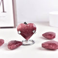 Strawberry Quartz Heart | 2–3 Inch Polished Crystal - SYN-ergy
