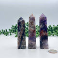 Super Seven Four Sided Obelisk Tower|Semi - Precious Gemstone - SYN - ergy