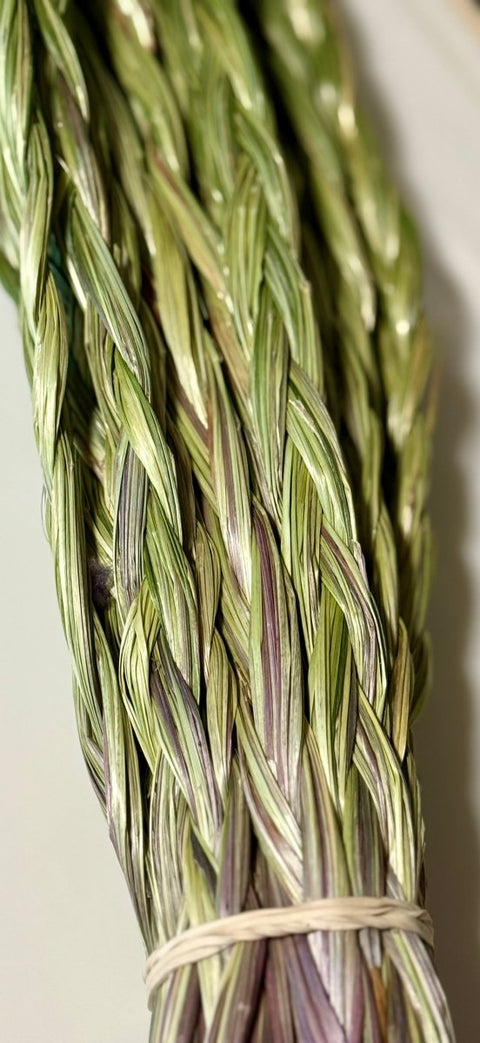 Sweetgrass Braids 20 - 25” for Smudging – Ethically Sourced & Handwoven - SYN - ergy