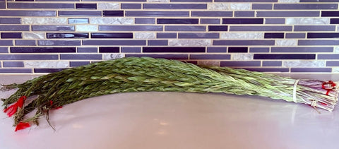 Sweetgrass Braids 20 - 25” for Smudging – Ethically Sourced & Handwoven - SYN - ergy