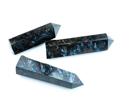 Blue Astrophyllite Points - SYN-ergy 