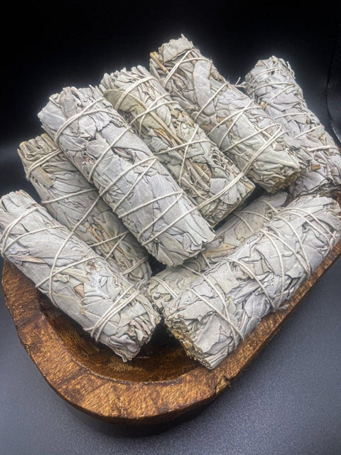 White Sage Smudge Stick | Herbal Smoke Wand for Rituals & Home Fragrance | Sustainable Sourcing